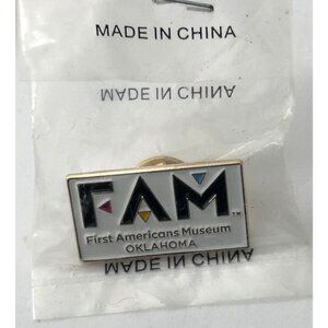 First Americans Museum Oklahoma OK Souvenir Pin Badge New